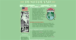 Desktop Screenshot of desotoland.com