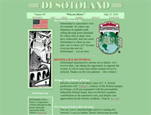 Tablet Screenshot of desotoland.com